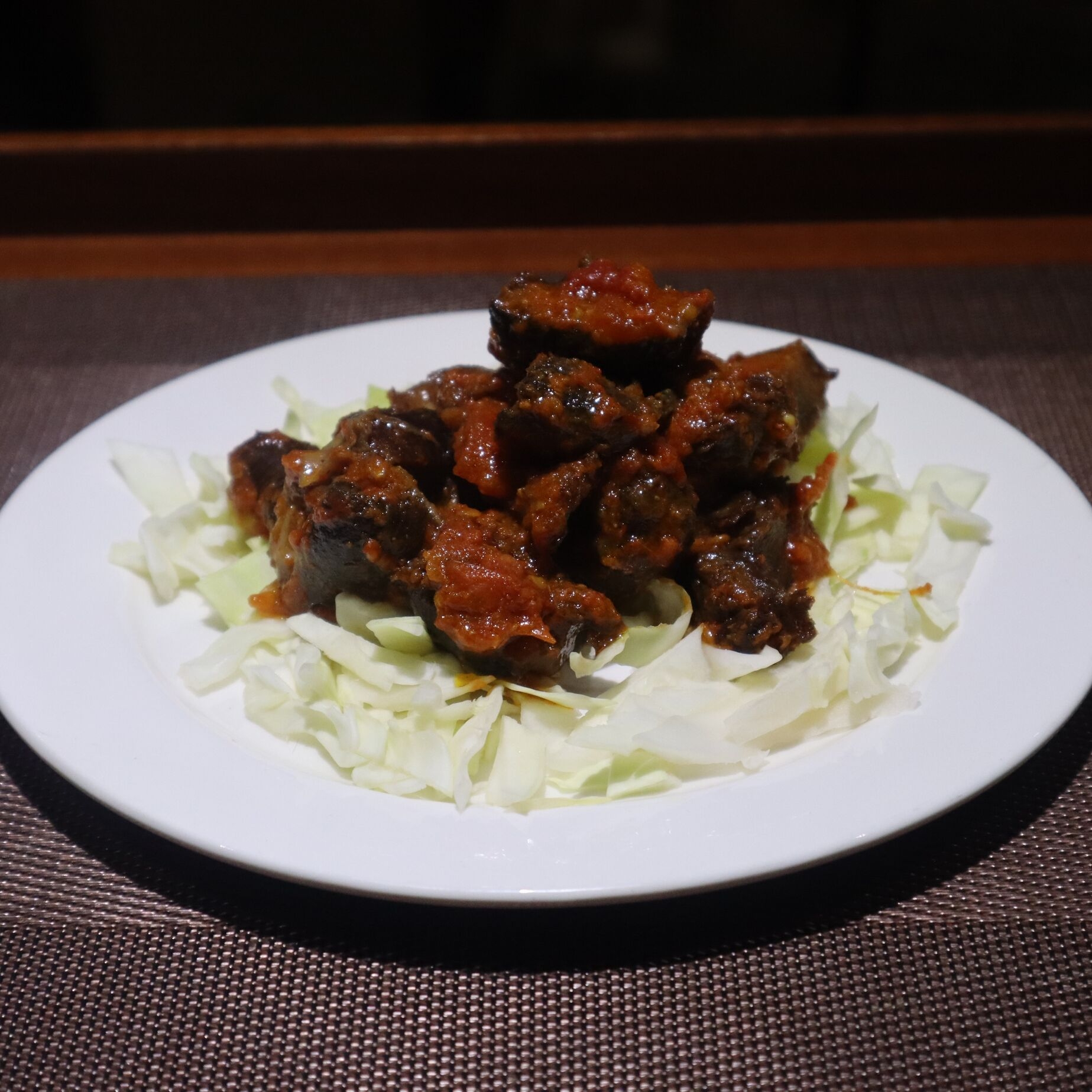 Peppered Goat Meat